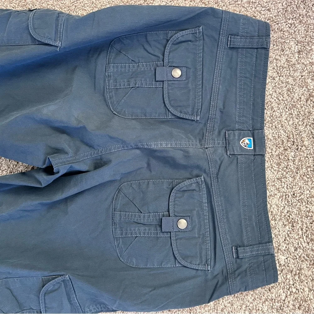 Kuhl Splash Roll Up Pants in Metal Blue. EUC. UPF 50. Quick dry. Hiking. - Picture 10 of 16